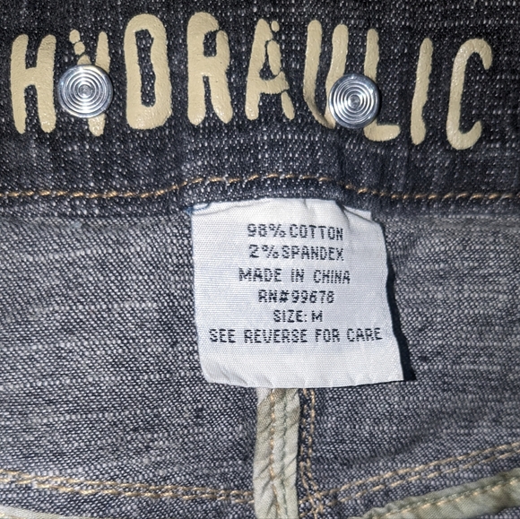 Y2K Vintage Hydraulic Denim Bustier Corset Top - Picture 4 of 4